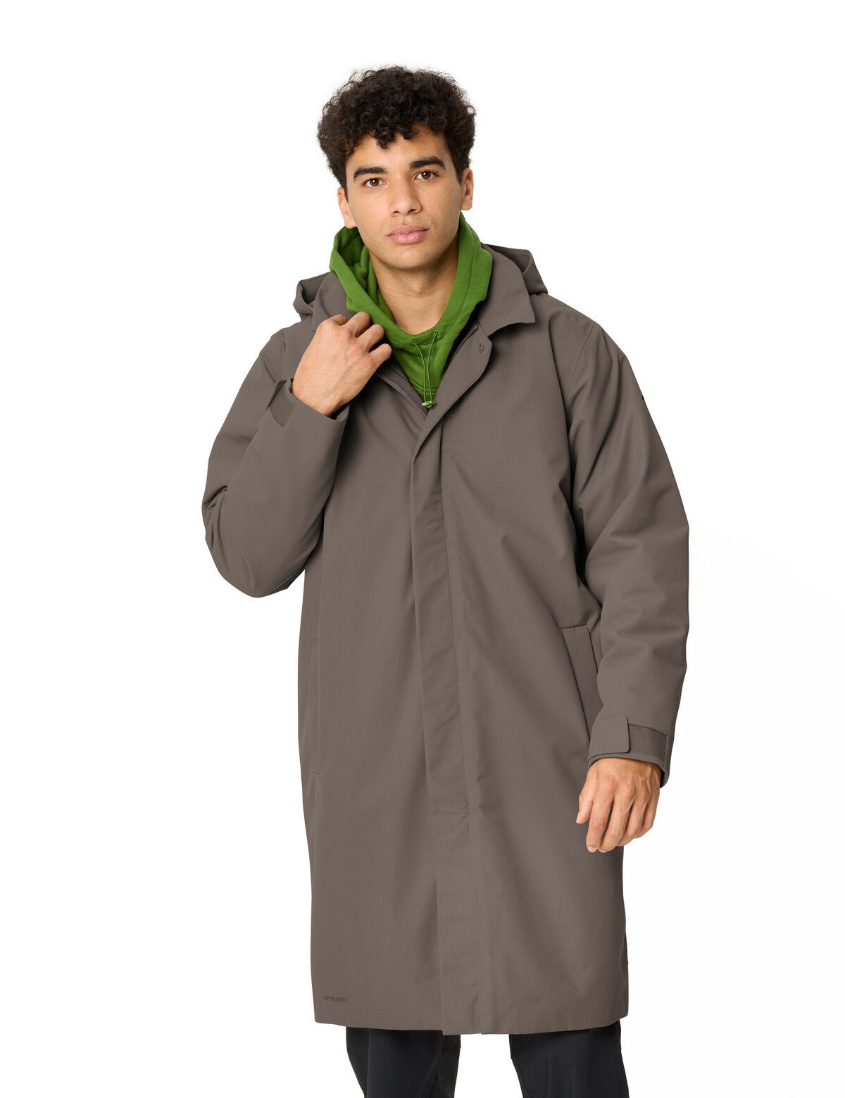 VAUDE Trenchcoat MEN'S COREWAY PADDED TRENCHCOAT mit leichter Wattierung, mit Zwei-Wege-Reißverschluss