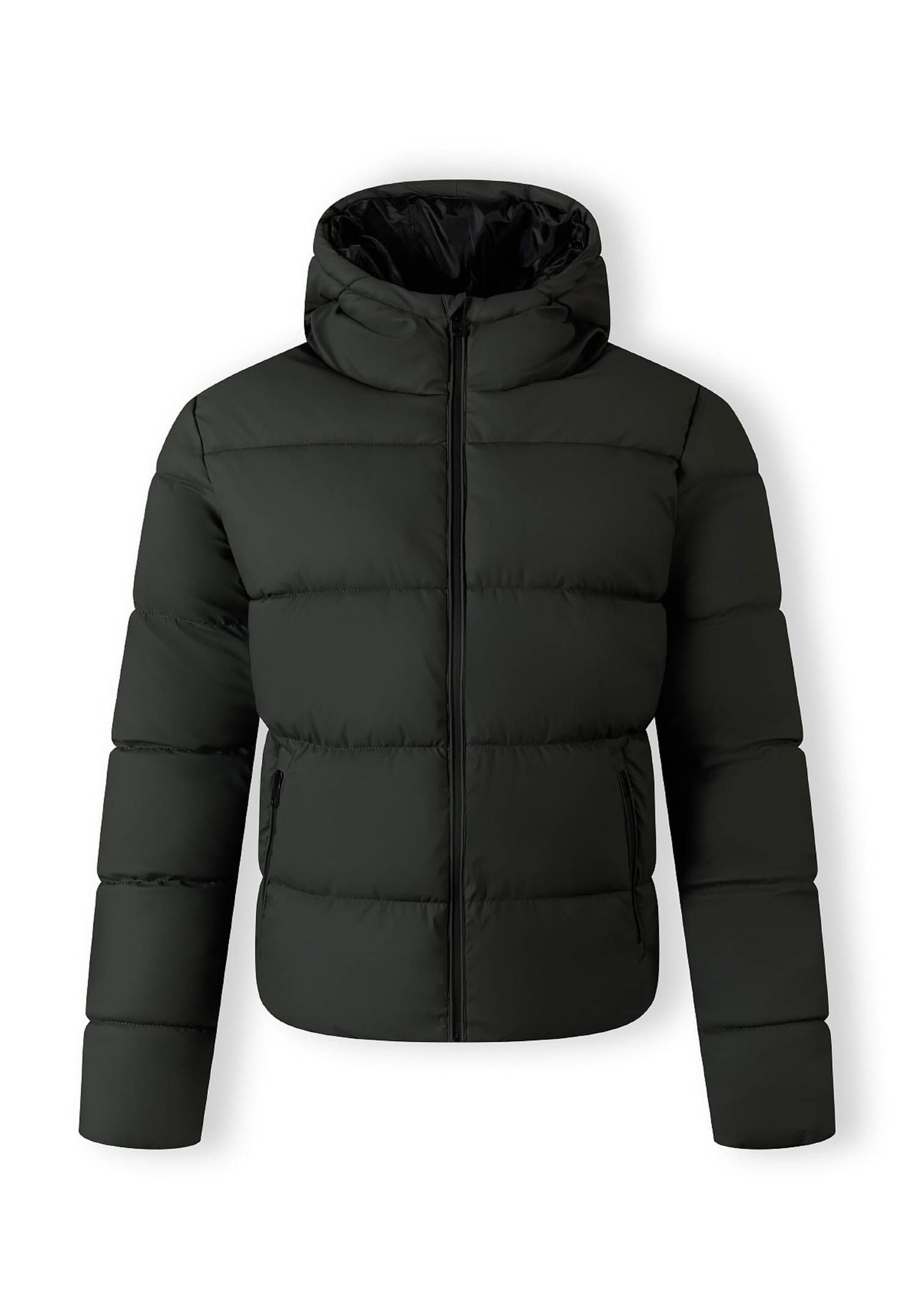 Winterjacke Jacke mit Reißverschluss, Stehkragen und Seitentaschen  (XS-XXL)