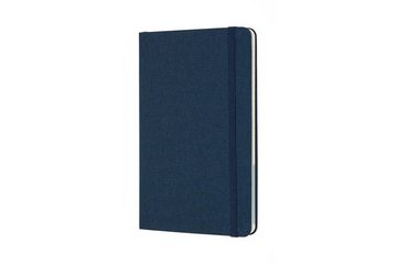MOLESKINE Notizbuch, Reisenotizbuch (Voyageur) - Textileinband Medium - Liniert/Blanko - Meerblau