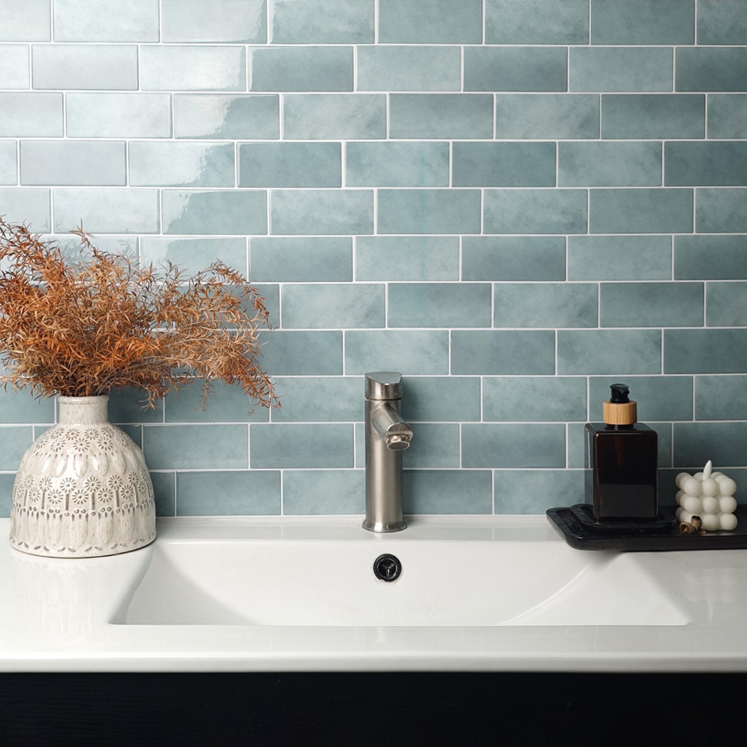 Coonoor Küchenrückwand selbstklebend Spritzschutz Küche 3d Wandpaneele 29.3 günstig online kaufen