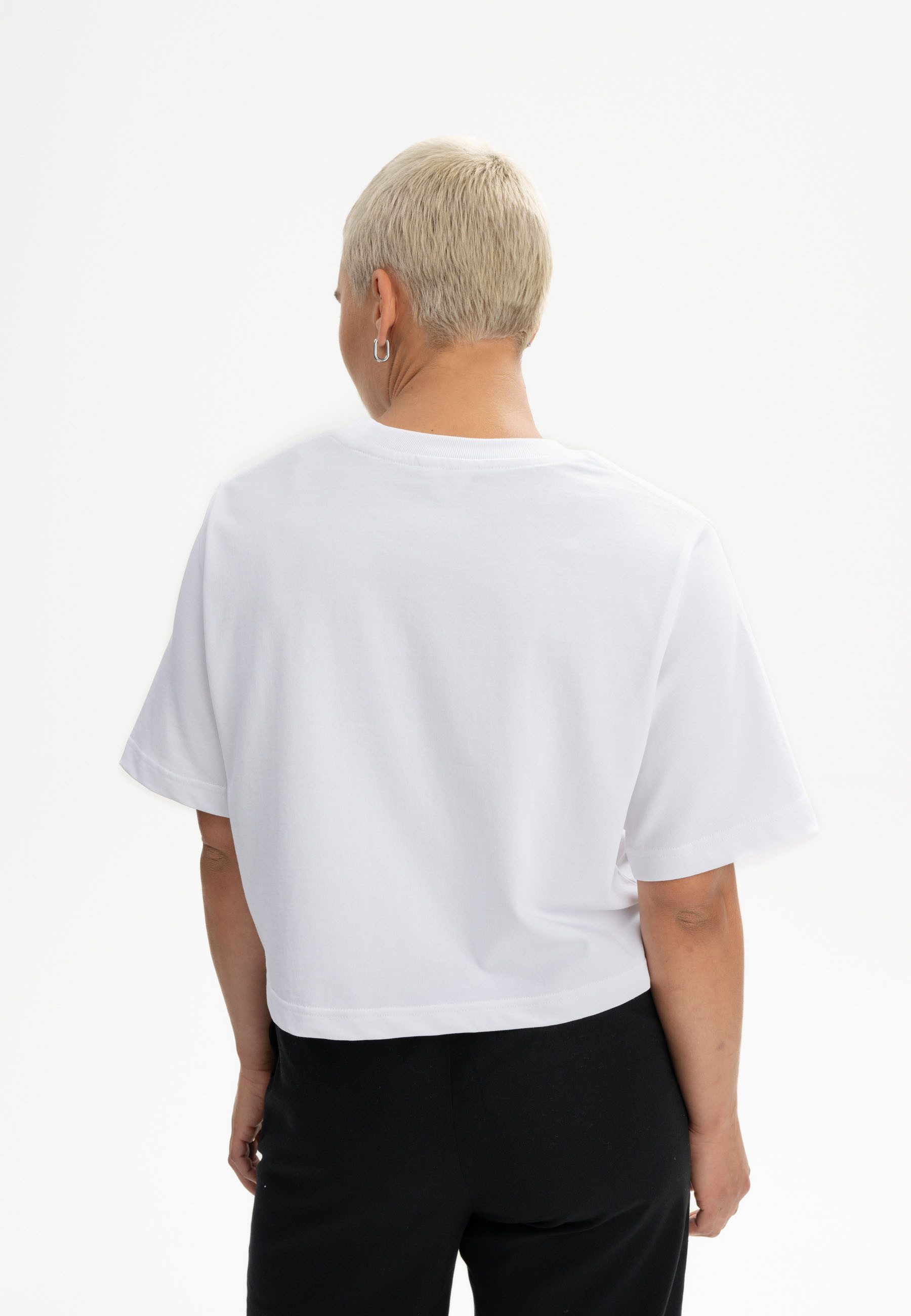 MELA Kurzarmshirt Cropped T-Shirt schwer JOSHNA günstig online kaufen