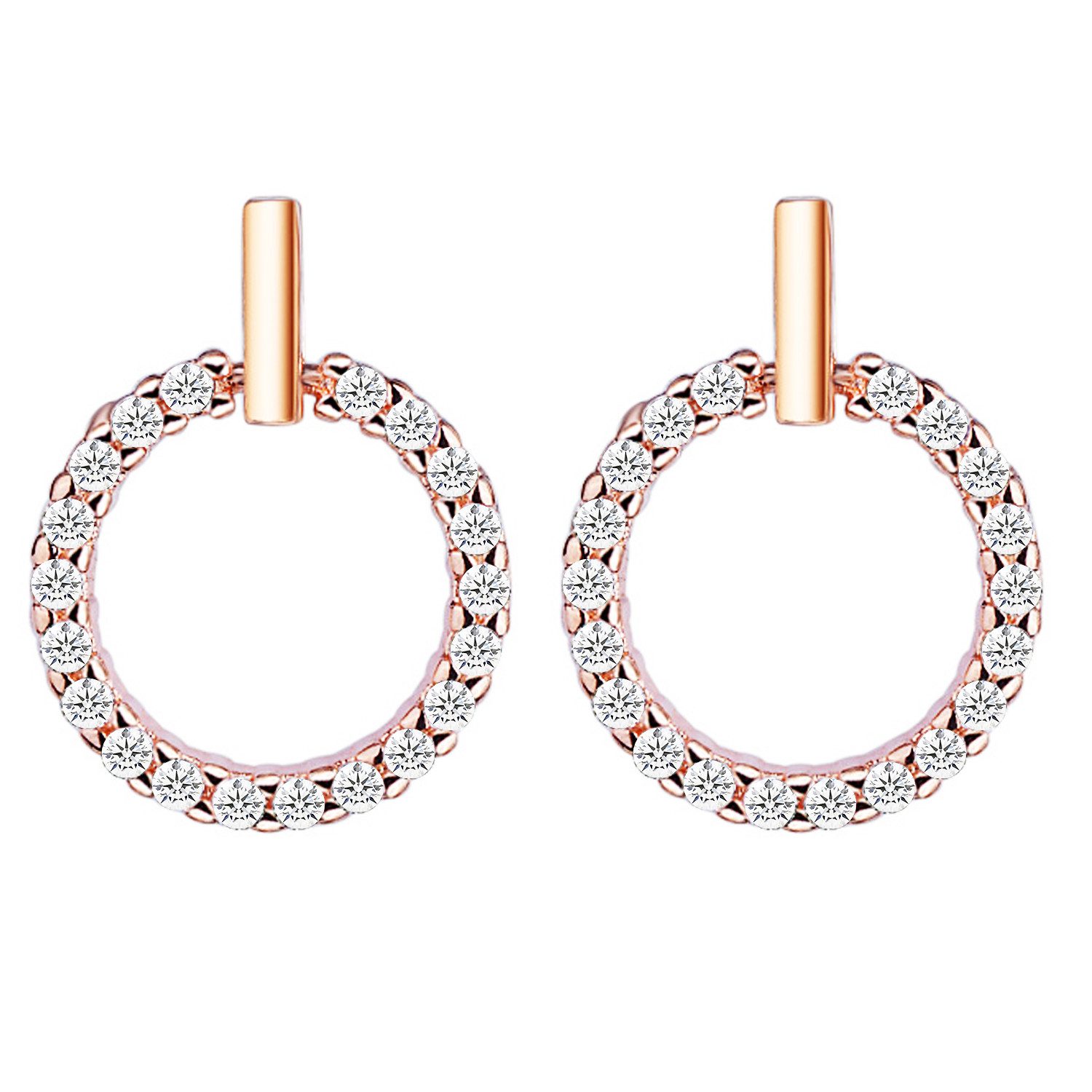 LÖB Paar Ohrstecker 18K Roségold vergoldet günstig online kaufen