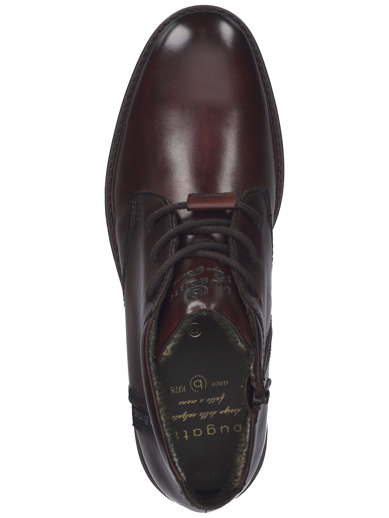 bugatti Stiefelette Nappaleder Schnürstiefelette