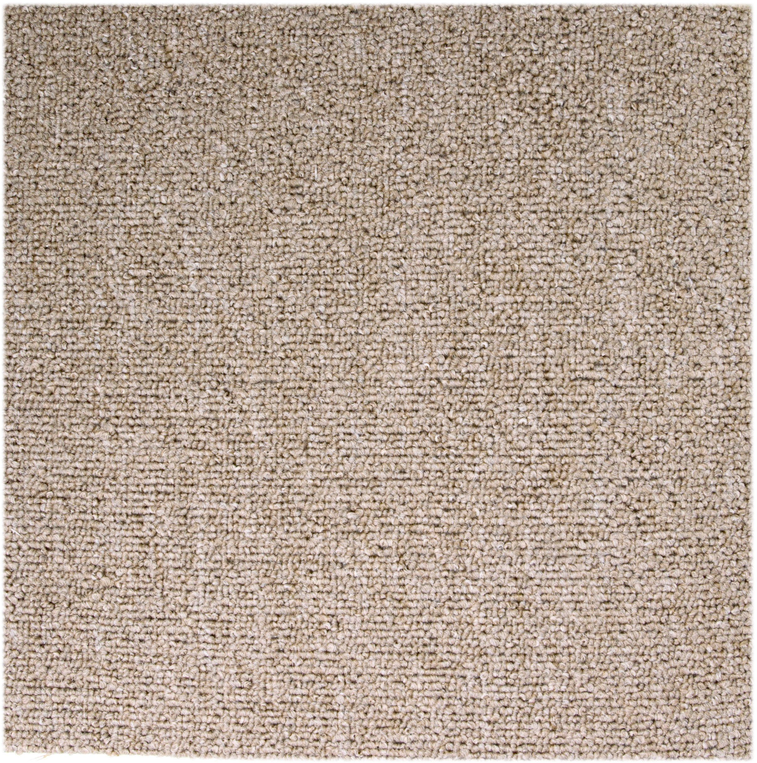 Teppichboden Coupon Feinschlinge Luton, Andiamo, rechteckig, Höhe: 6 mm, meliert, Breite 400 cm oder 500 cm, strapazierfähig & pflegeleicht beige