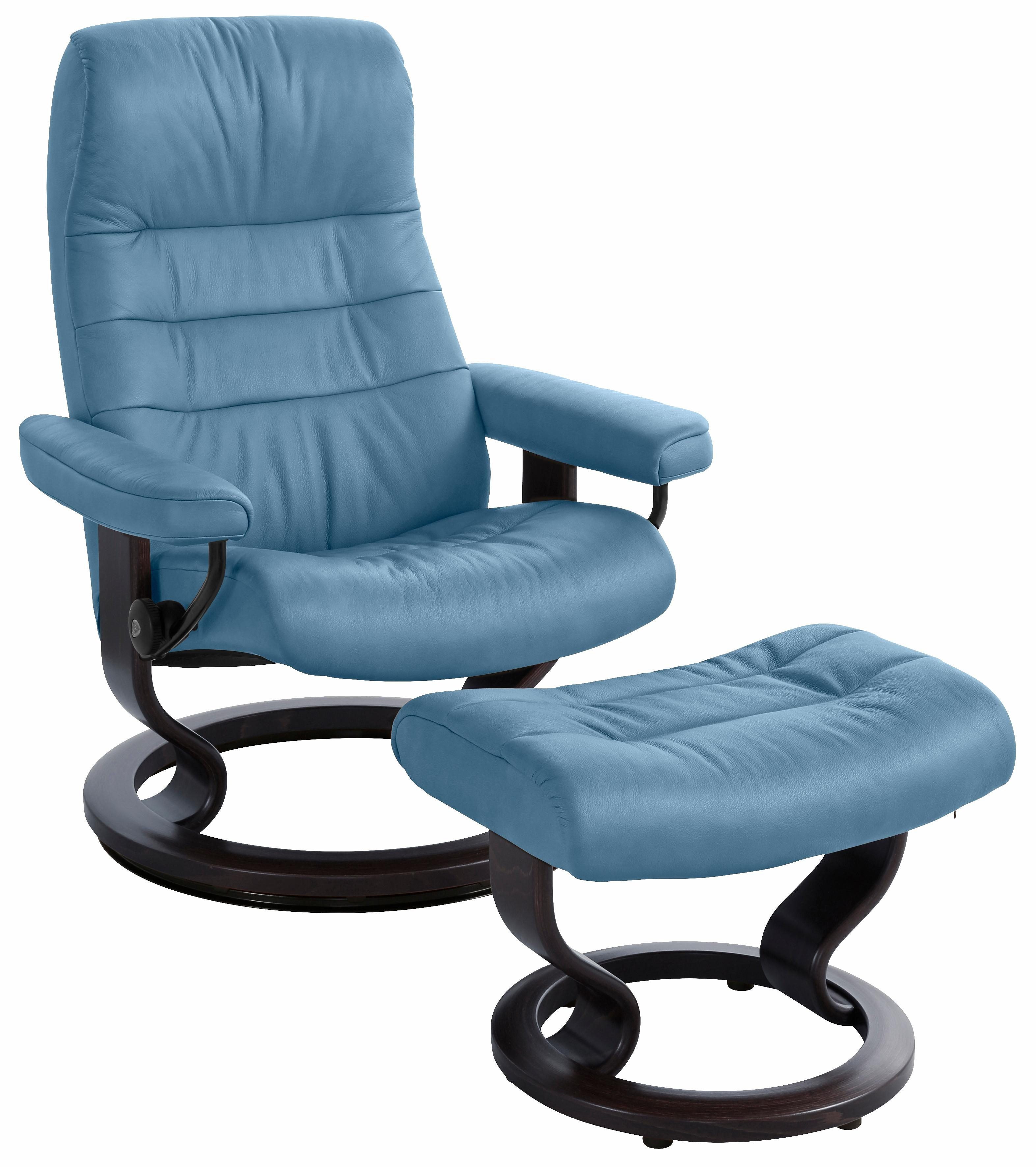 Stressless® Relaxsessel Opal (Set, Relaxsessel mit Hocker), mit Hocker, mit Classic Base, Größe L, mit Schlaffunktion