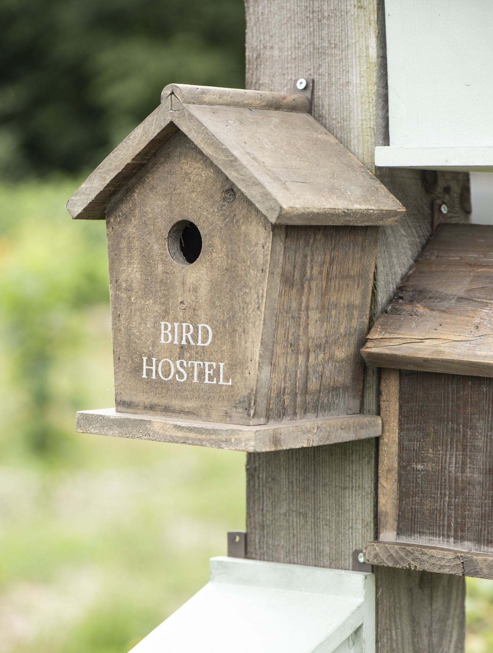 Ib Laursen Vogelhaus Vogelhaus Holz Nistkasten Braun Laursen D 3 Ib Bird Hostel Loch cm