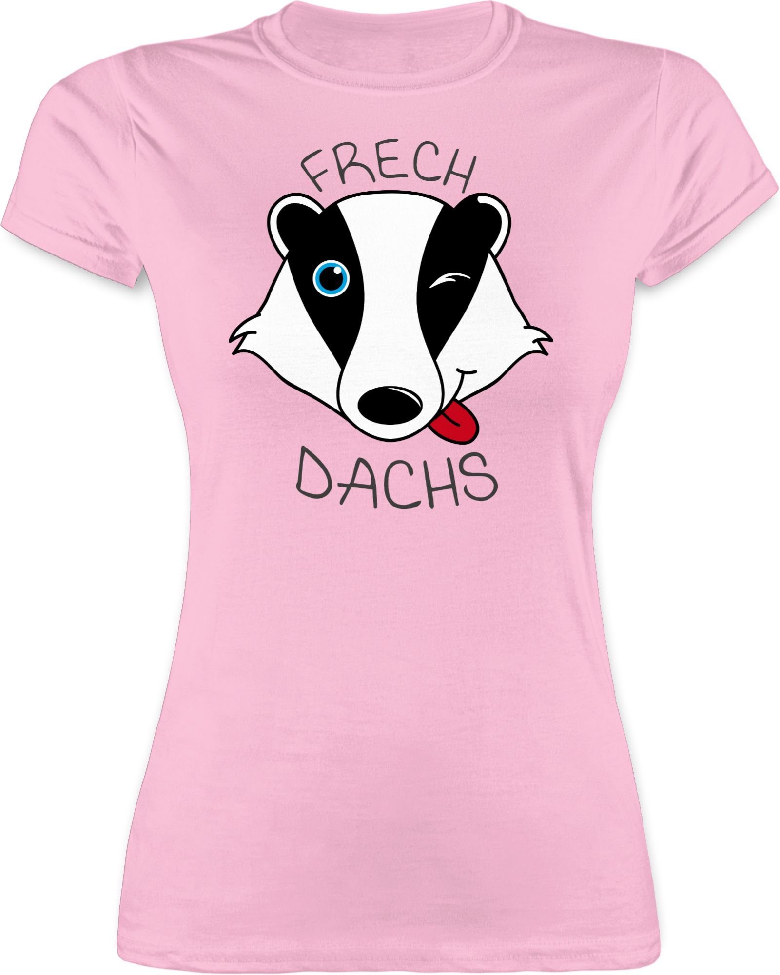 Shirtracer TShirt »Frechdachs Sprüche Statement mit Spruch Damen