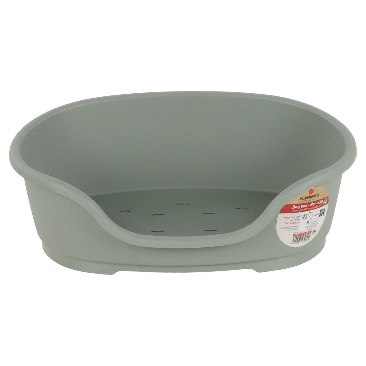 Flamingo Hundekorb Hundekorb Tuck oval grün