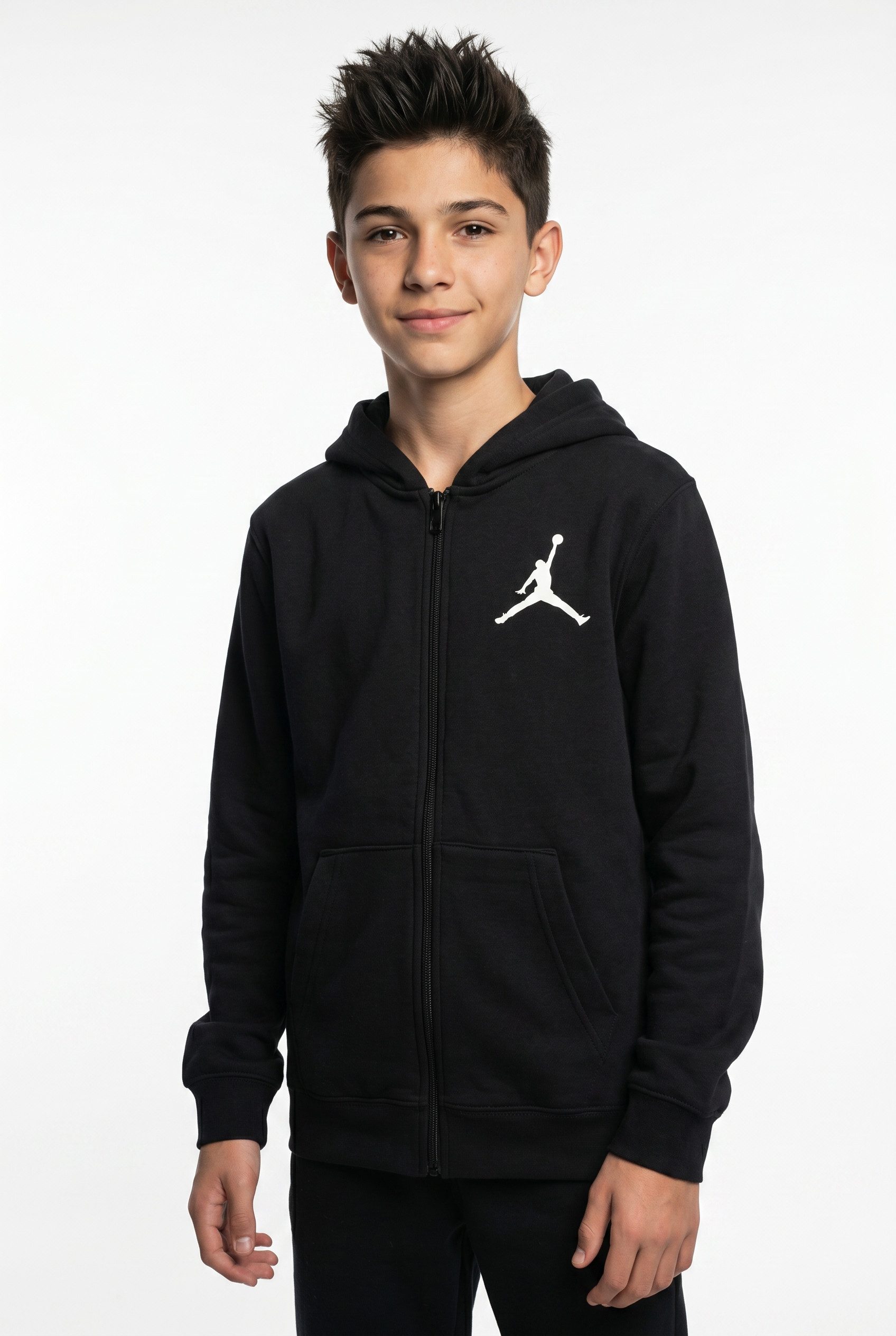 Jordan Kapuzensweatjacke JDB MJ JUMPMAN FLC FZ HOODIE mit Reißverschluss, bequeme Passform