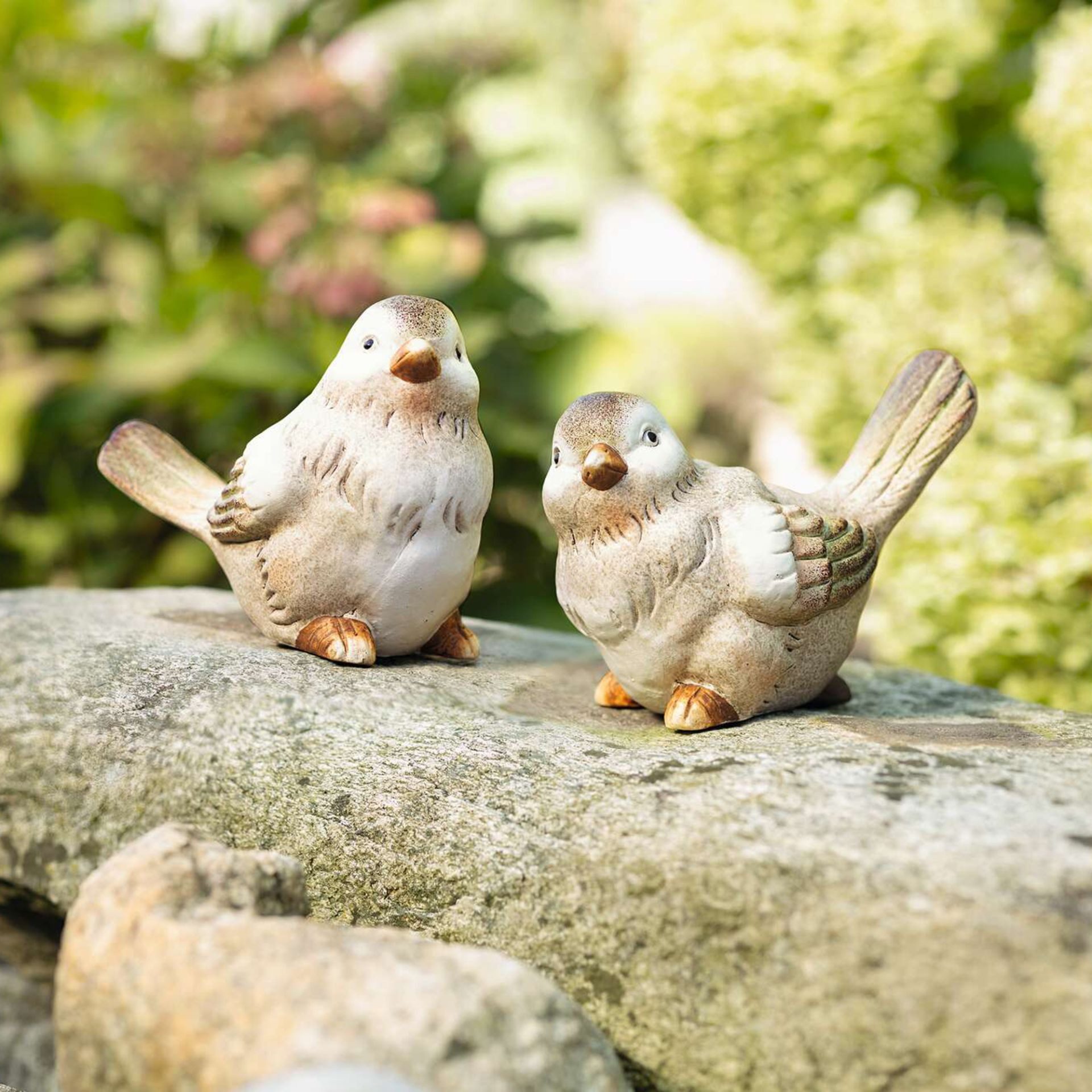 Home-trends24.de Tierfigur Vogel Vögel Figur Skulptur Garten Deko Balkon Wo günstig online kaufen