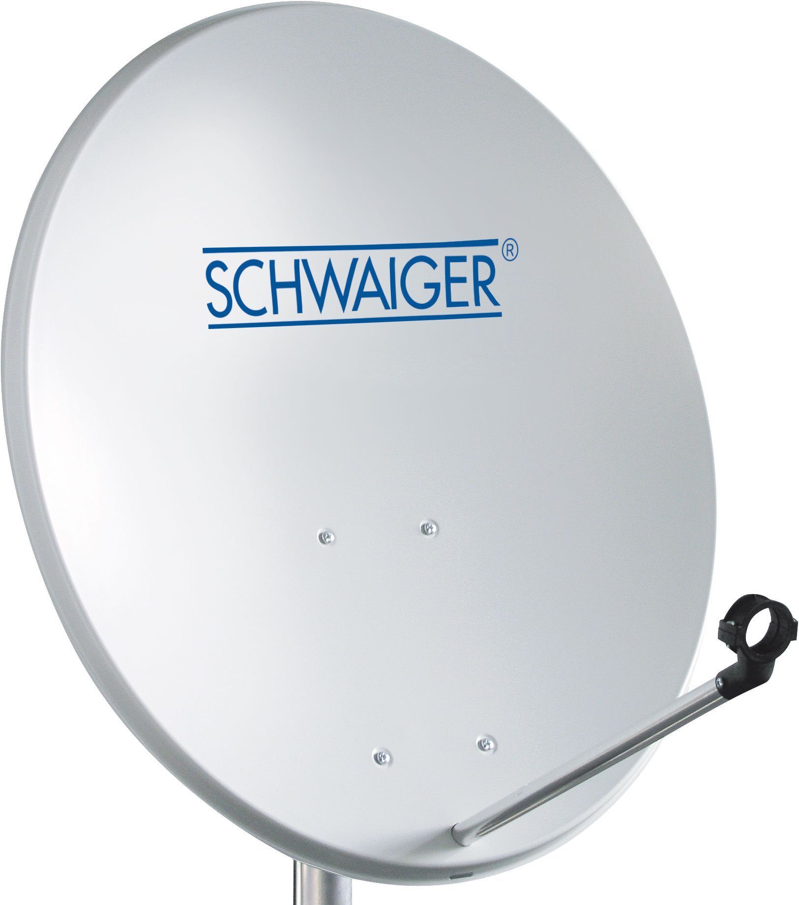Schwaiger »SPI5500SET4« SAT-Antenne (55 cm, Stahl, Quad LNB, hellgrau ...