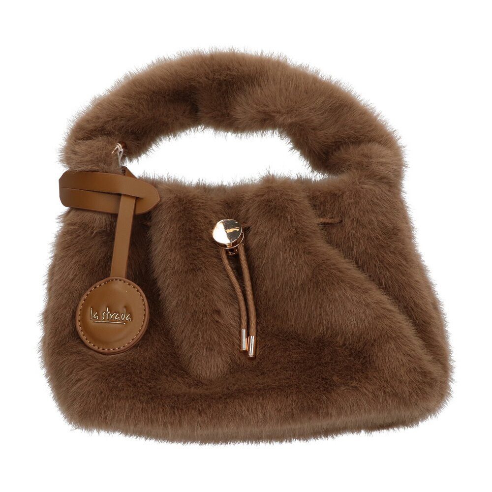 La Strada Handtasche La Strada - Lotte - Taupe Fur - Braun