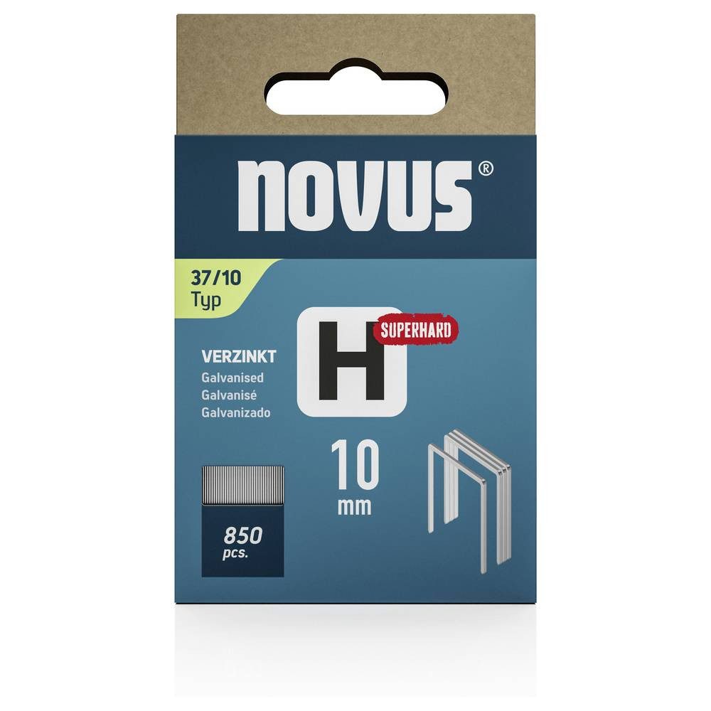 Thumbnail - NOVUS Tackerklammer Feindrahtklammern H Typ 37 10mm super hard