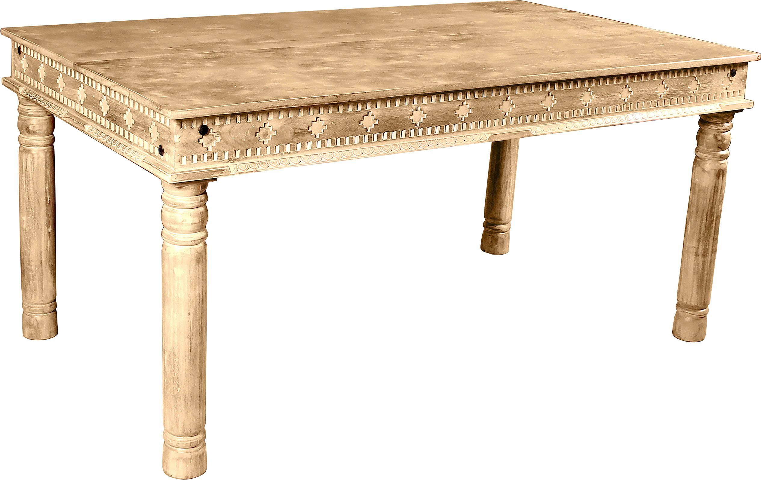 SIT Esstisch Lakadee, mit detailreichen Schnitzereien günstig online kaufen