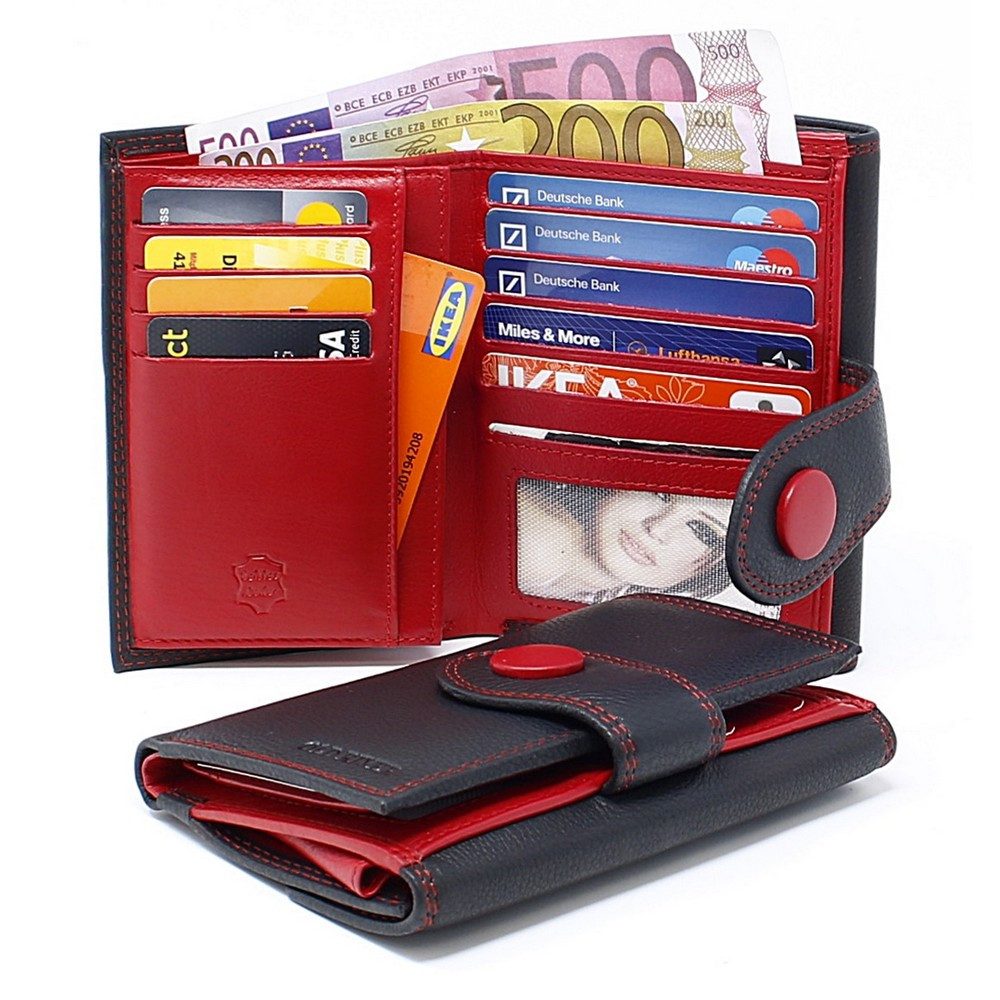 SHG Geldbörse Portemonnaie Geldbörse Damen Geldbörse Leder Frauen Geldbeute günstig online kaufen