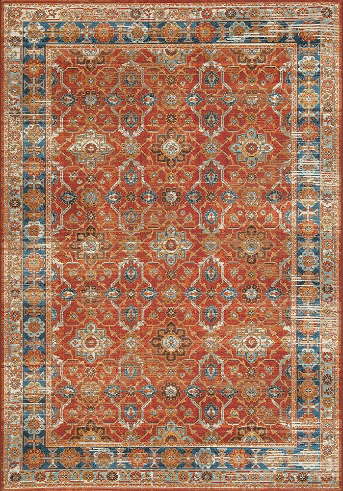 ArtUniverse Teppich Oriental Red 120 x 170 cm, Rechteckig, Höhe: 0,7 mm