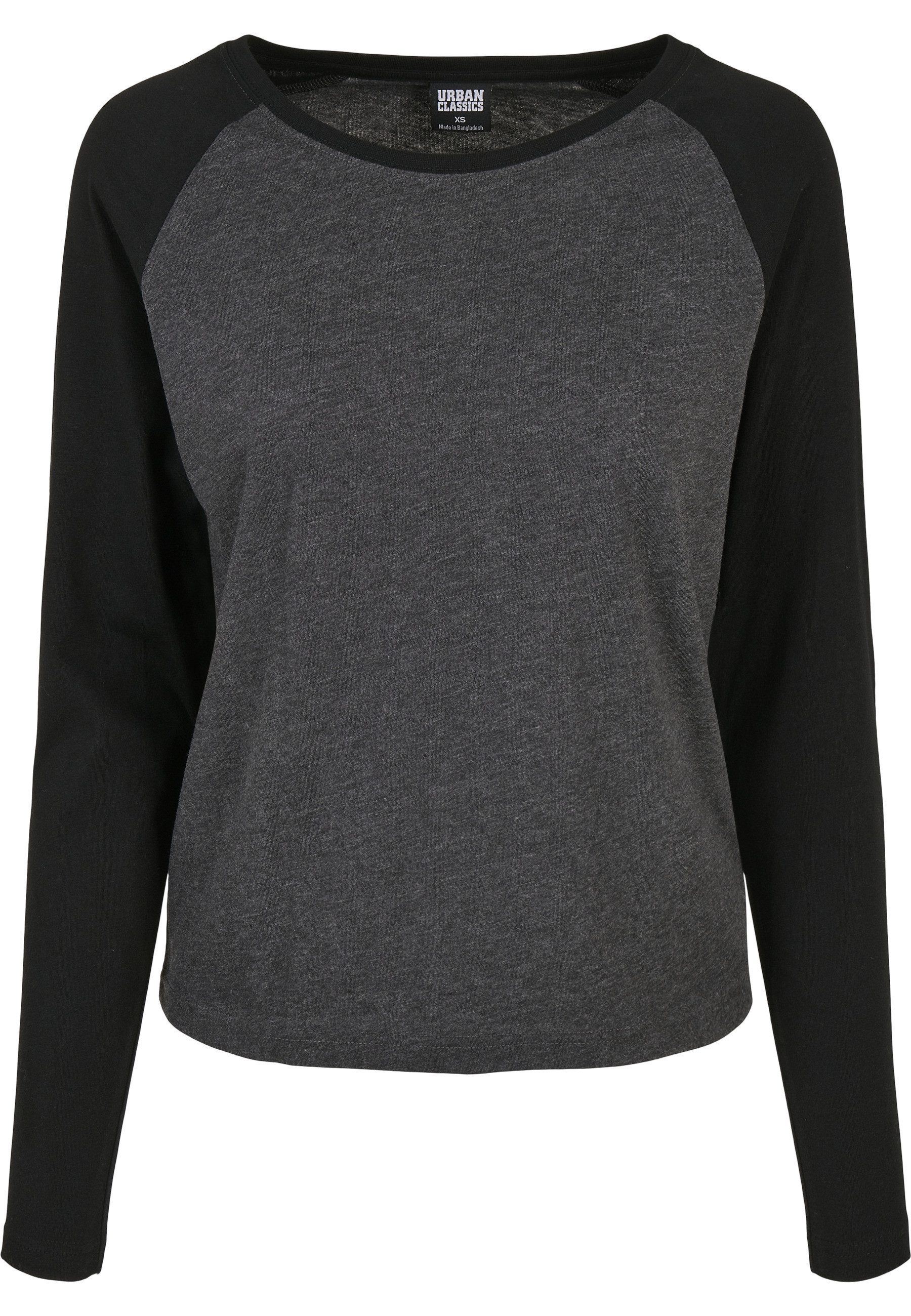 Langarmshirt Urban Classics Damen Ladies Contrast Raglan Longsleeve