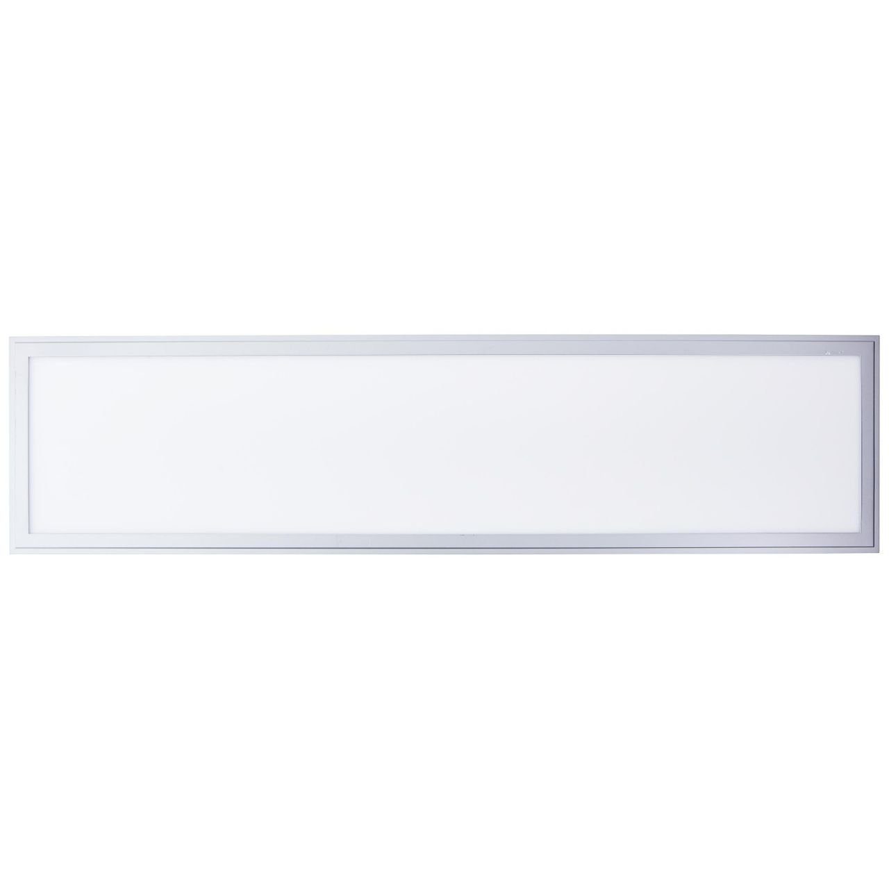 Brilliant Deckenleuchte Flat, Flat LED integriert, 32W 1x LED silber 100x25cm Deckenaufbau-Paneel