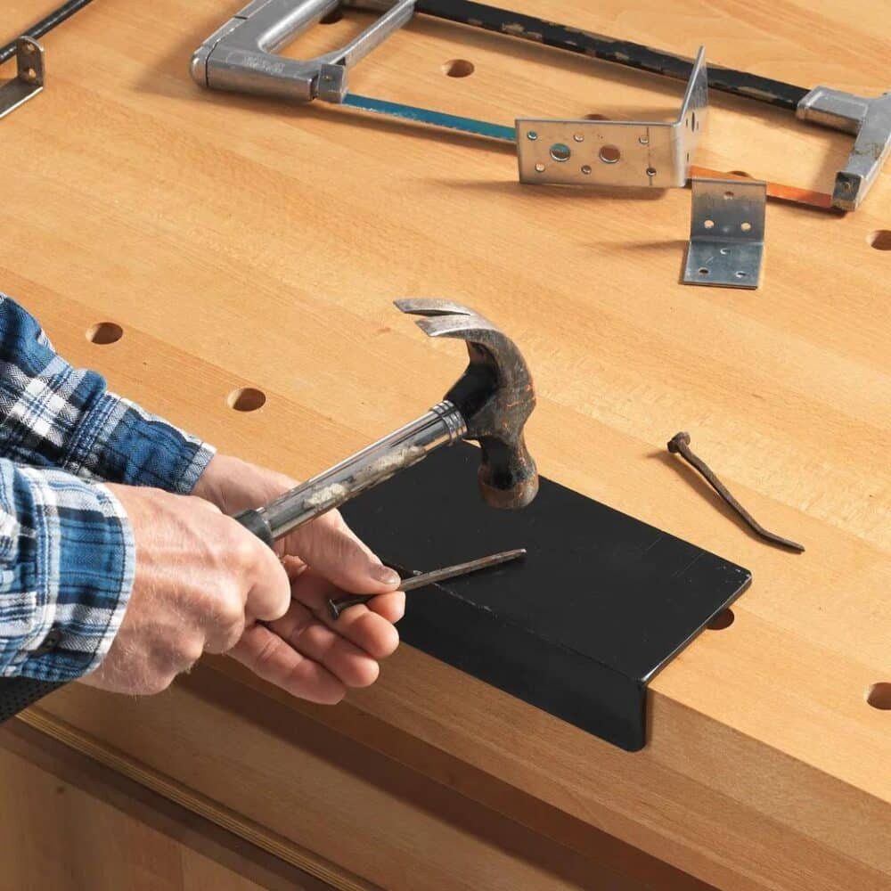 Sjöbergs Werkbank Sjöbergs Scandi 1425 Hobelbank – Buche, 145 cm, doppelte Zangen & Bank