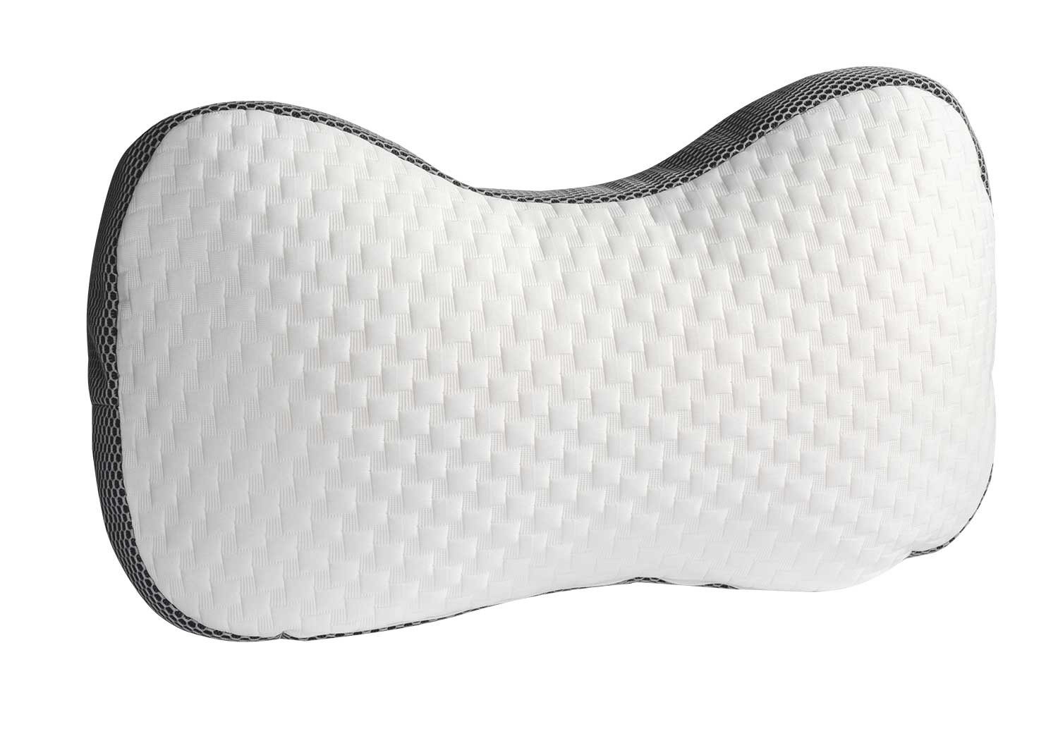 Sun Garden Schlafkissen ATON, B 60 x H 36 cm, Weiß, Füllung: Viskoelastische Flocken, Bezug: Polyester, abnehmbarer Bezug