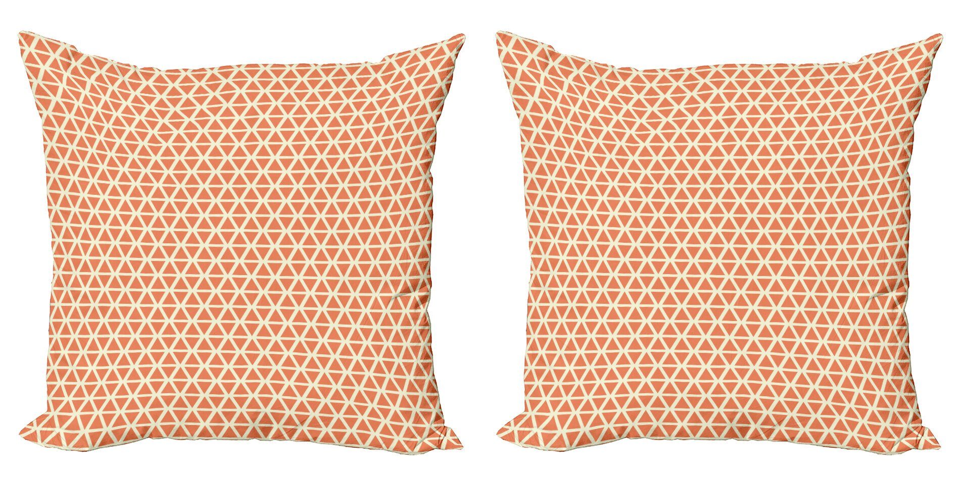 Orange Stück), Digitaldruck, Modern Kissenbezüge Weiche Doppelseitiger Groovy Abakuhaus (2 Triangles Accent
