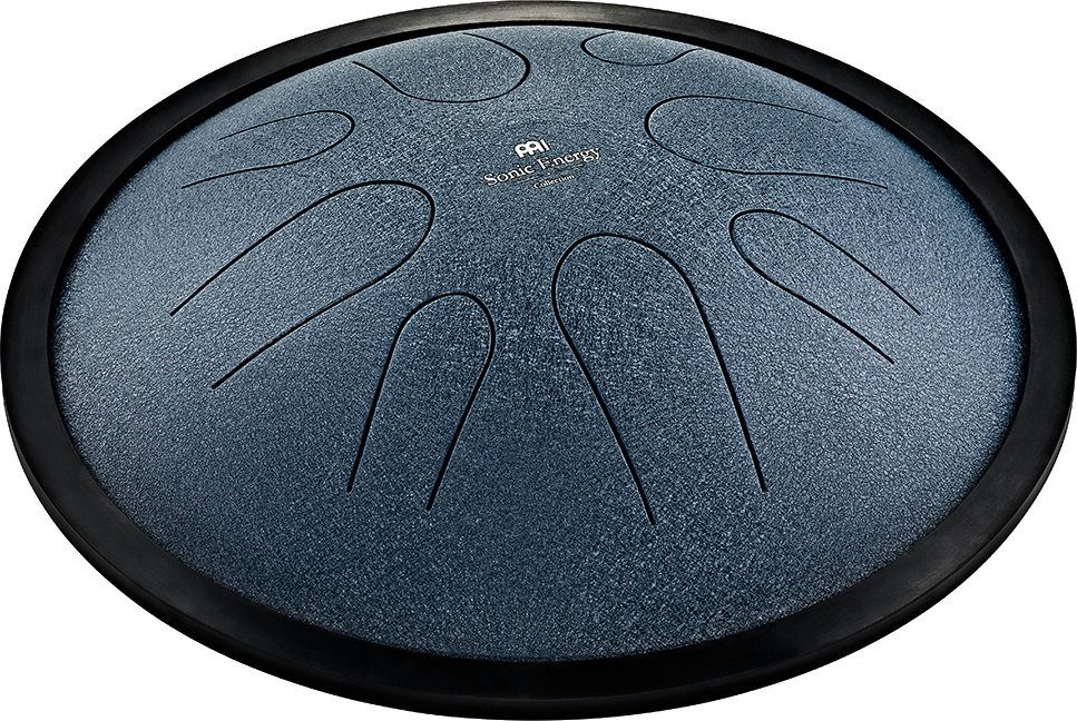 Meinl Sonic Energy Steel Tongue Drum Kompakte Steel Tongue Drum mit 432 Hz Stimmung Marineblau, Vorgestimmte C-Moll Tonleiter, 432 Hz Stimmung für harmonischen Klang