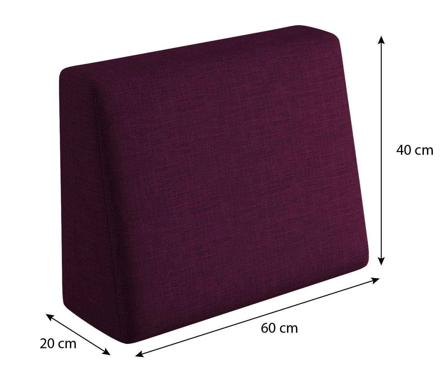 sunnypillow Rückenkissen Palettenkissen mit abnehmbarem Bezug günstig online kaufen