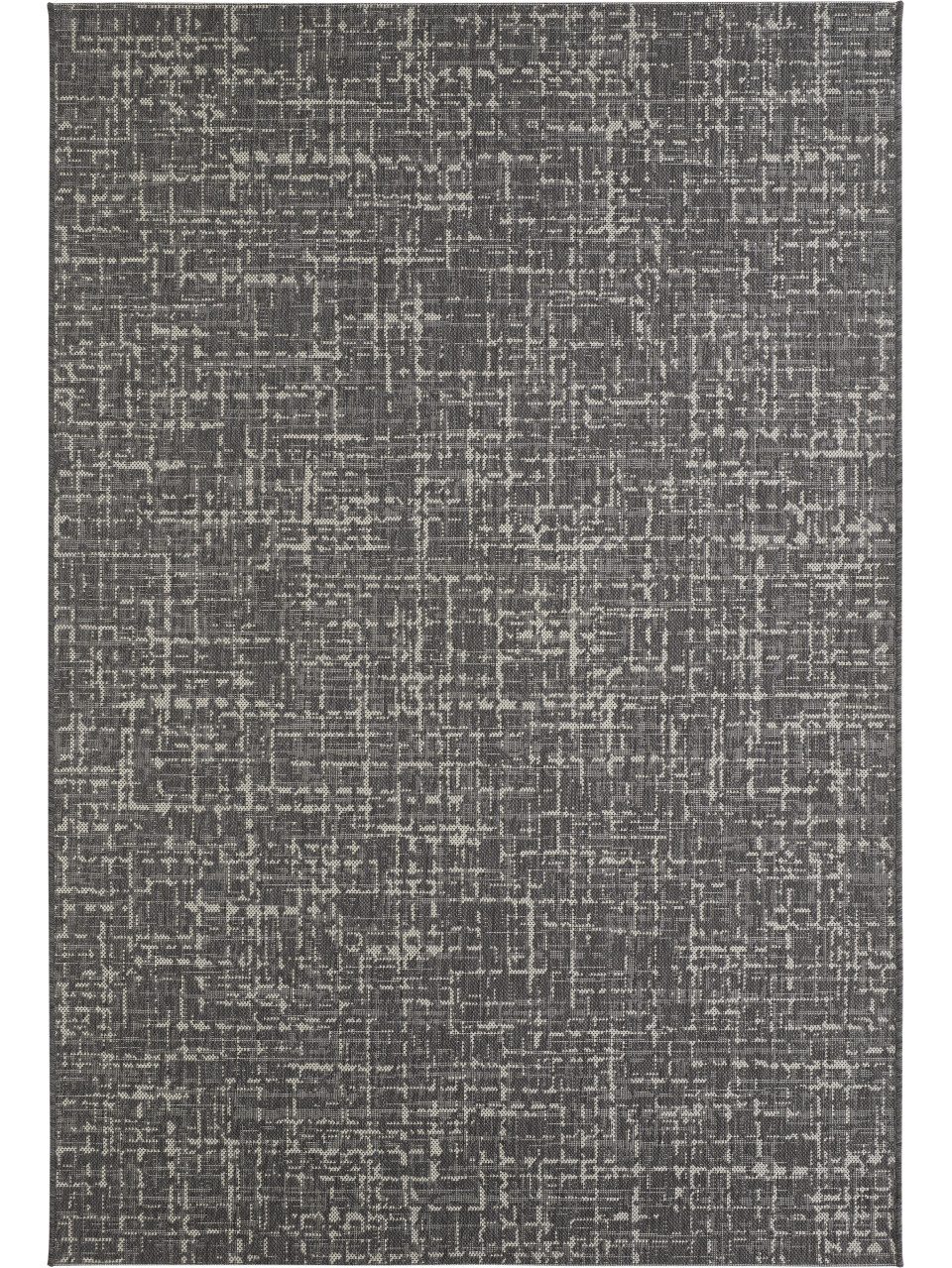 Andiamo Outdoorteppich Teppich Oakland 133x190 cm Anthrazit-Creme