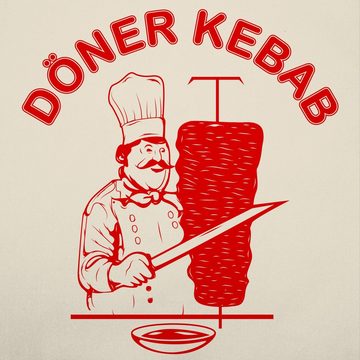 Shirtracer Kochschürze Original Döner Kebab Logo, (1-tlg), Karneval & Fasching