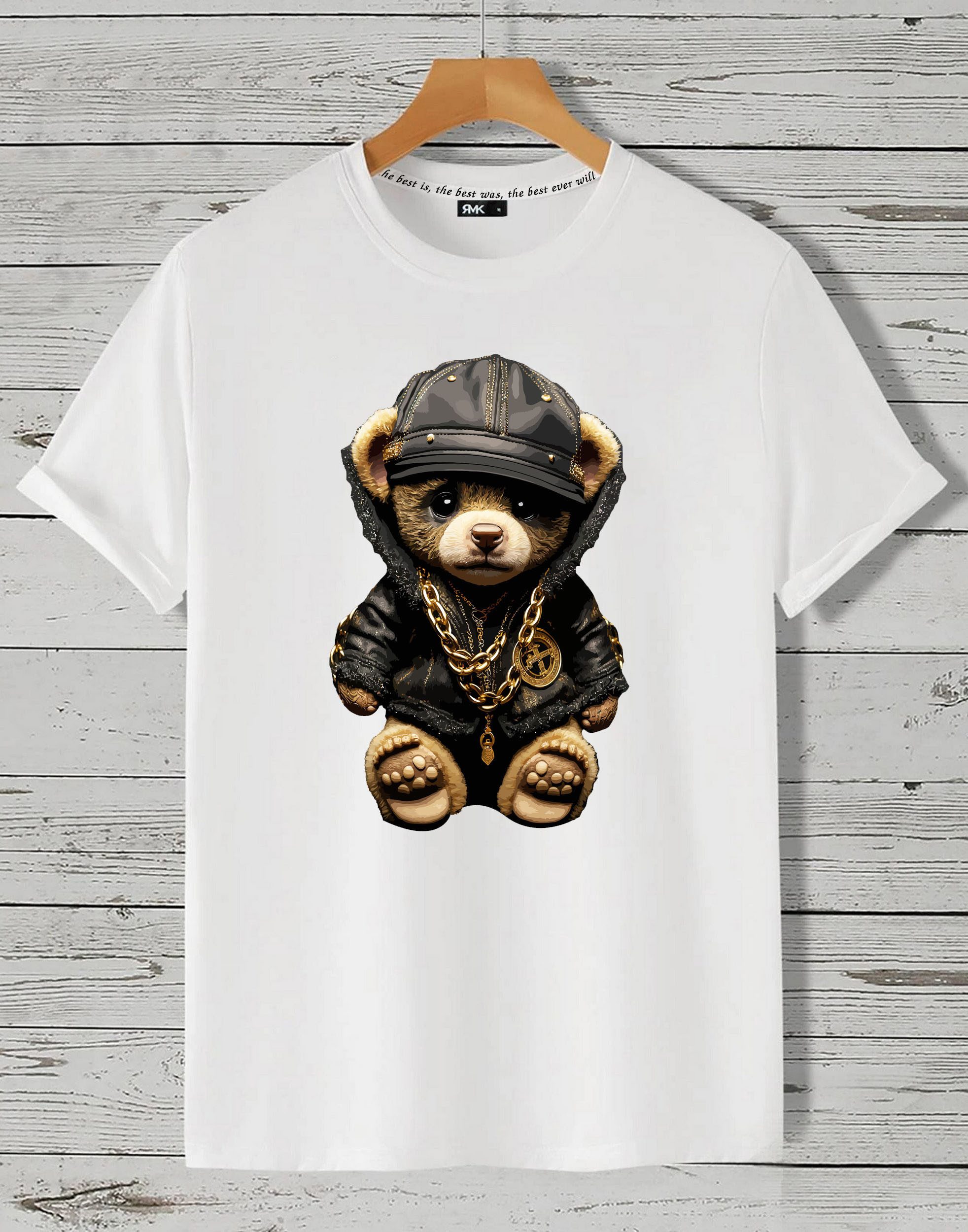RMK T-Shirt Herren Shirt Sommer Teddybär Bär Bear aus Baumwolle günstig online kaufen