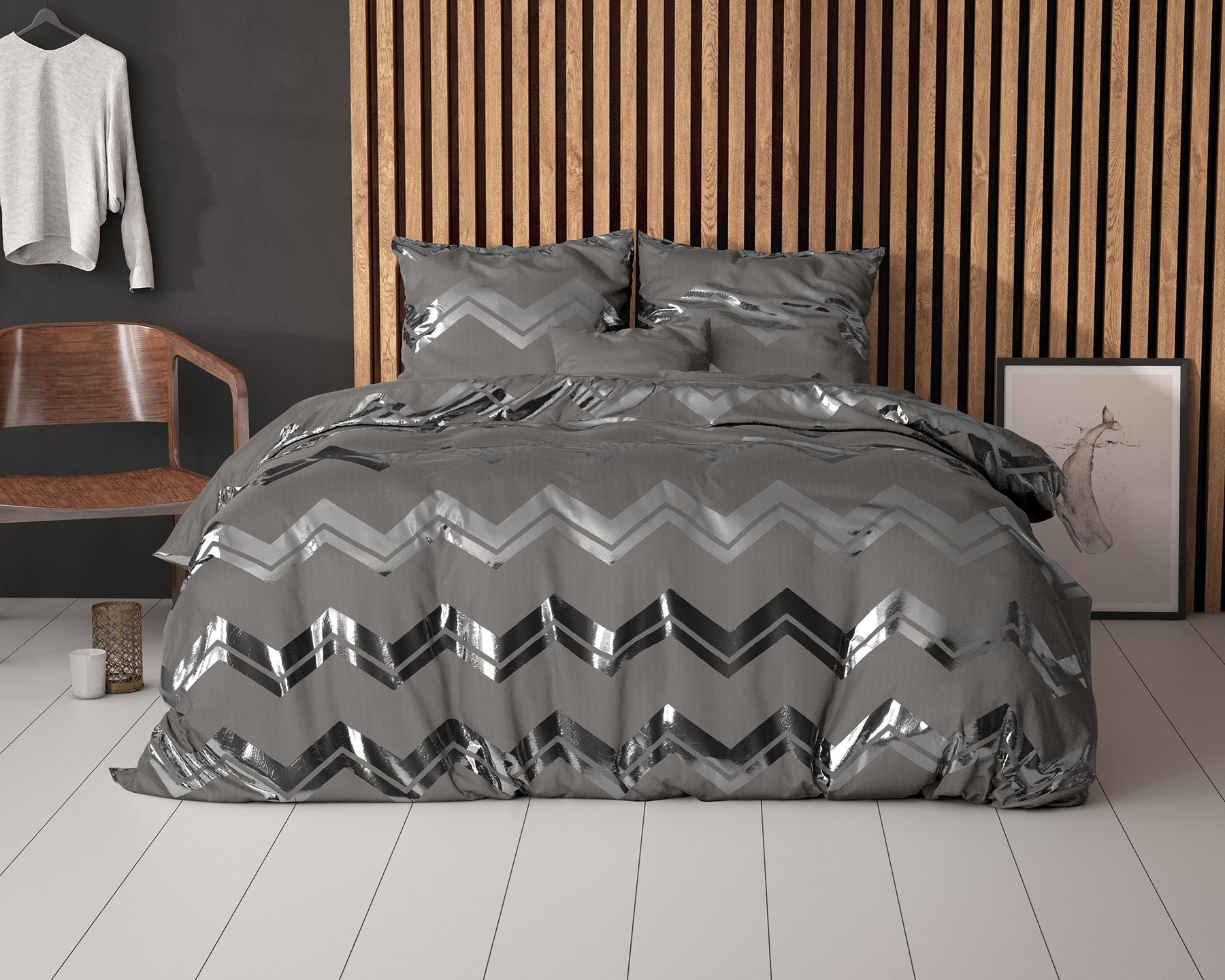 Sitheim-Europe Bettwäsche Glamour Wave Set Bettbezug günstig online kaufen