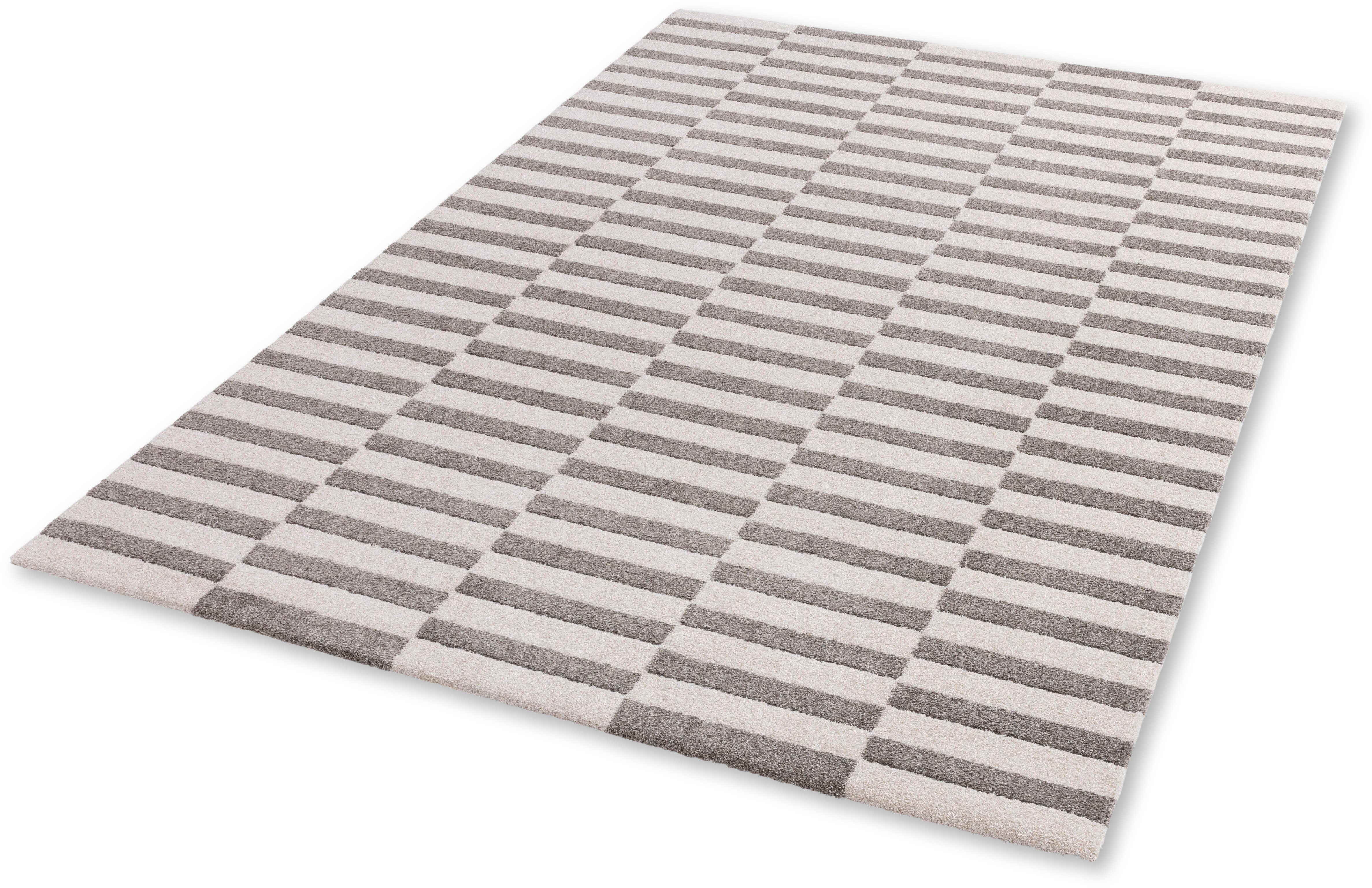 SCHÖNER WOHNEN-Kollektion Teppich Amaze 244, rechteckig, Höhe: 17 mm, weicher Kurzflor, WOhnzimmer, Schöner Wohnen Kollektion