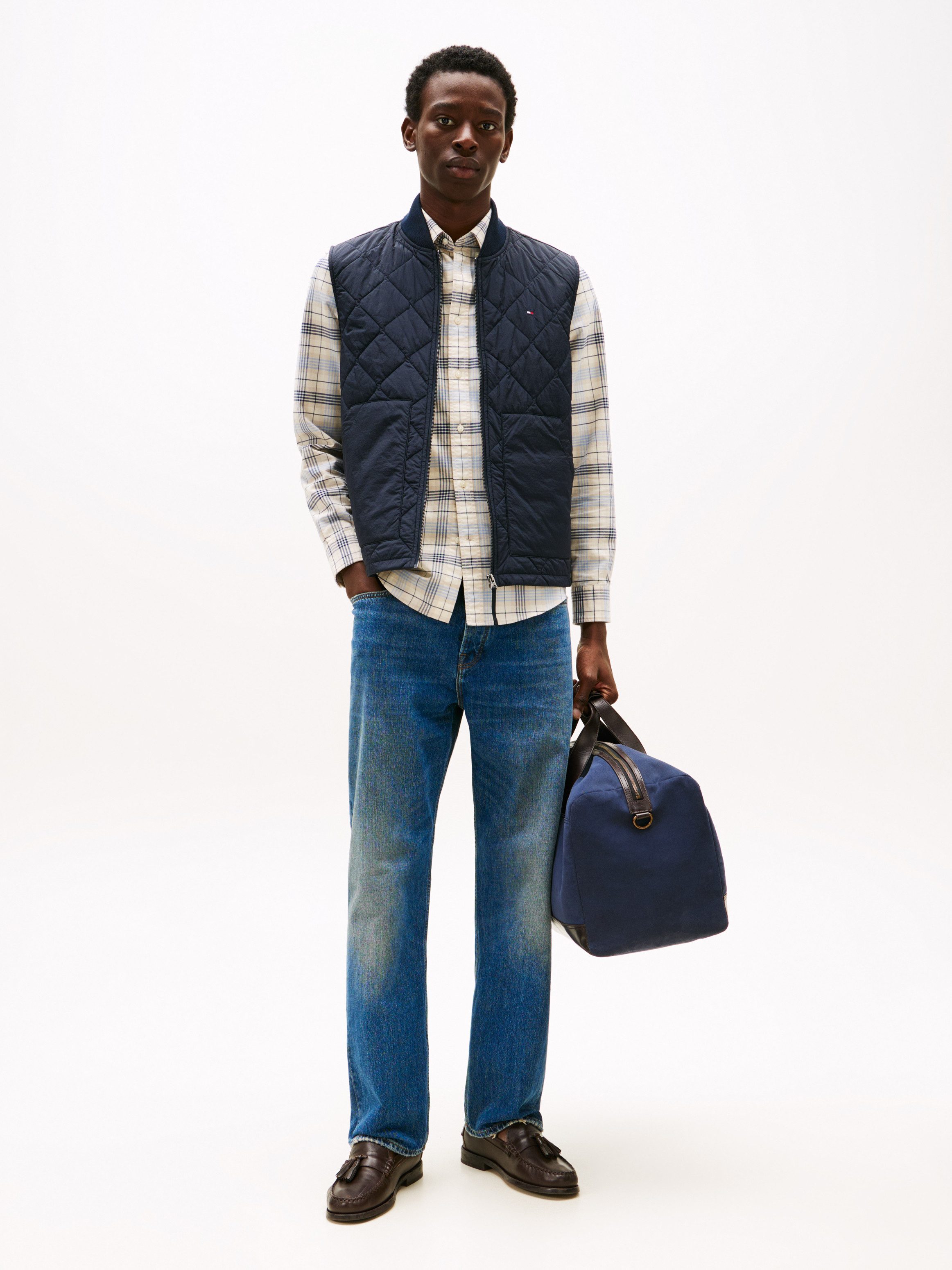 Tommy Hilfiger Steppweste DIAMOND QUILTED VEST mit Rautenmuster günstig online kaufen