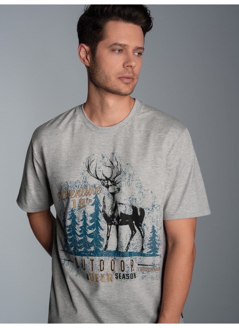 Trigema T-Shirt TRIGEMA T-Shirt mit großem günstig online kaufen