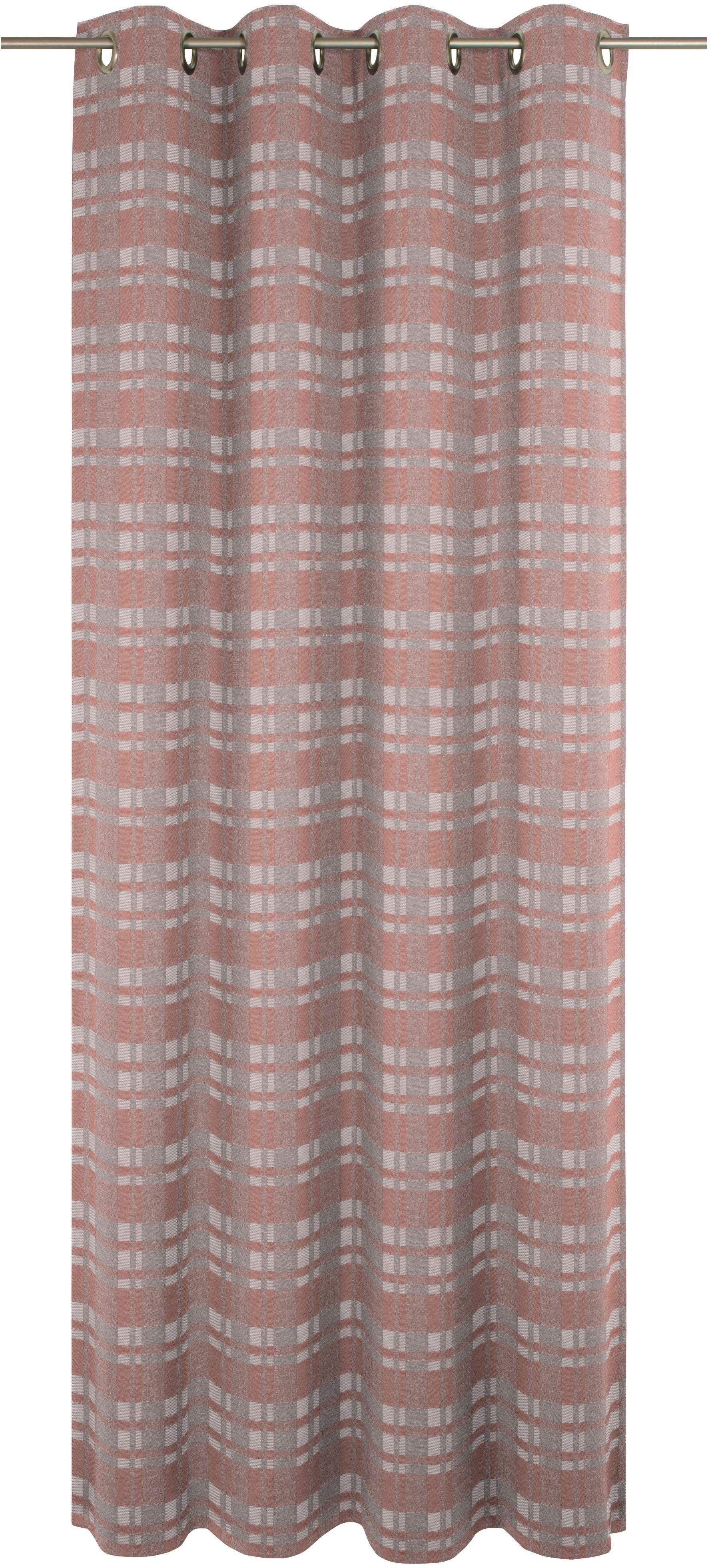 Wirth Vorhang Laufenberg (1 St), Ösen, blickdicht, Jacquard