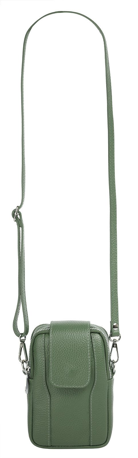 Samantha Look Umhängetasche, echt Leder, Made in Italy