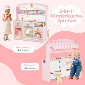 KOMFOTTEU Spielküche, für Jungen & Mädchen 3-8 Jahre Alt