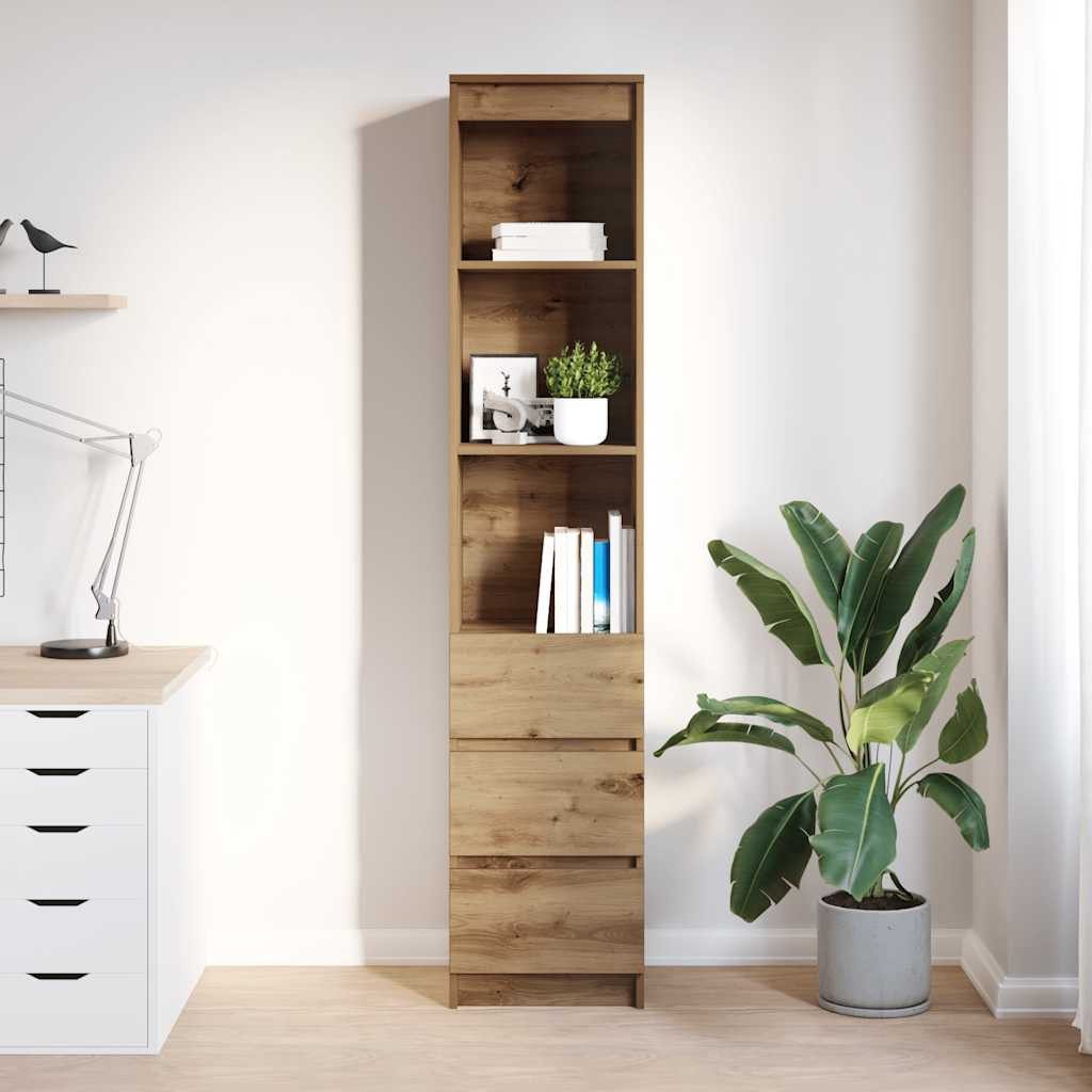 vidaXL Highboard Highboard Artisan-Eiche 37,5x35x180 cm günstig online kaufen