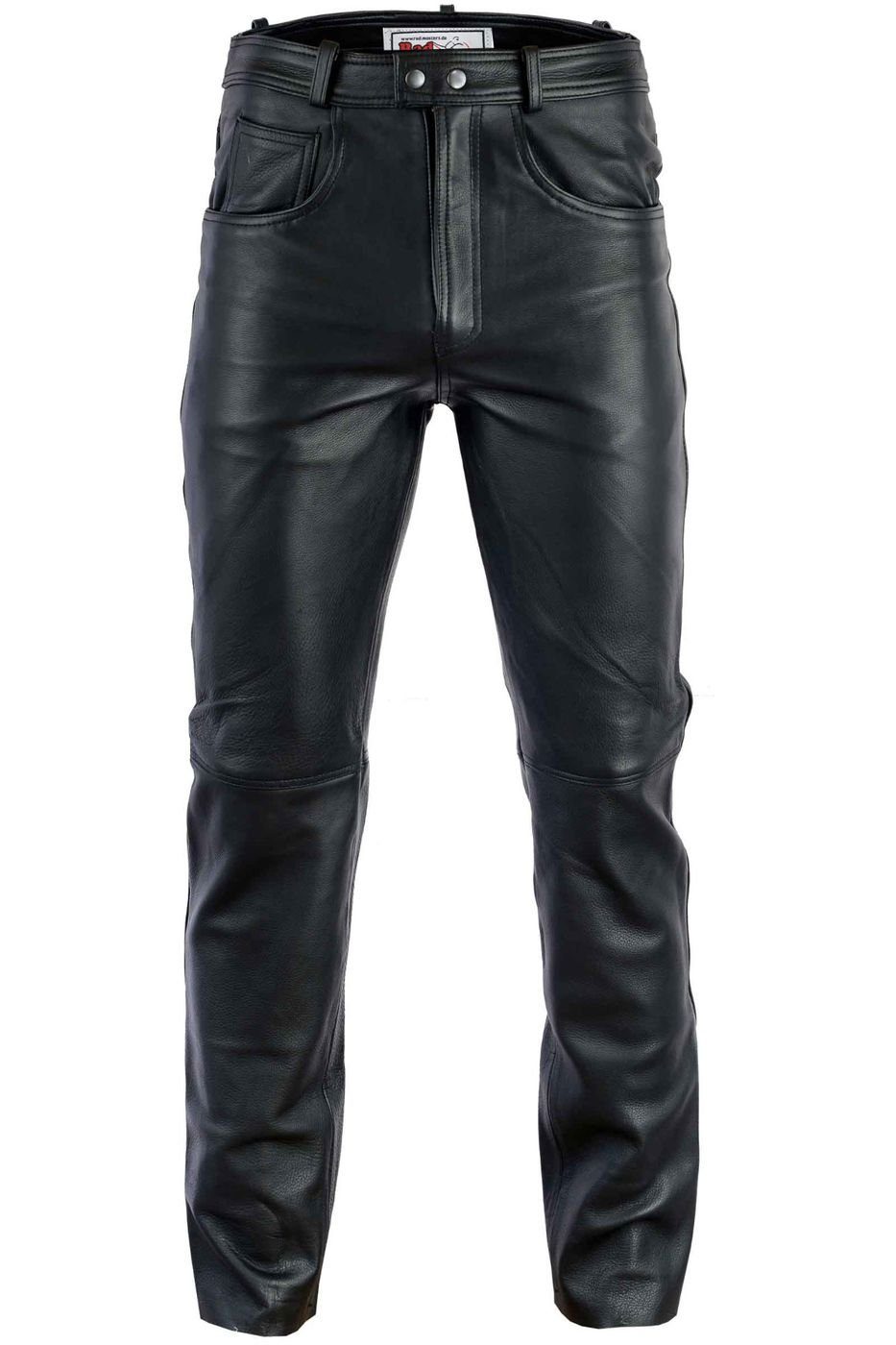 RadMasters Lederhose GW870 Lederjeans Lederhose Büffelleder Schwarz und Bra günstig online kaufen
