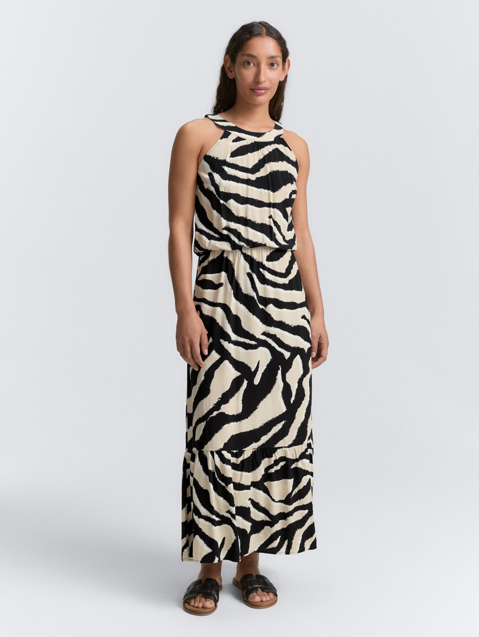Sommerkleid Neckholder Maxi-Kleid