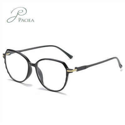 PACIEA Lesebrille Blaulichtfilter Oversized Belendfrei Ultraleicht Damen Herren