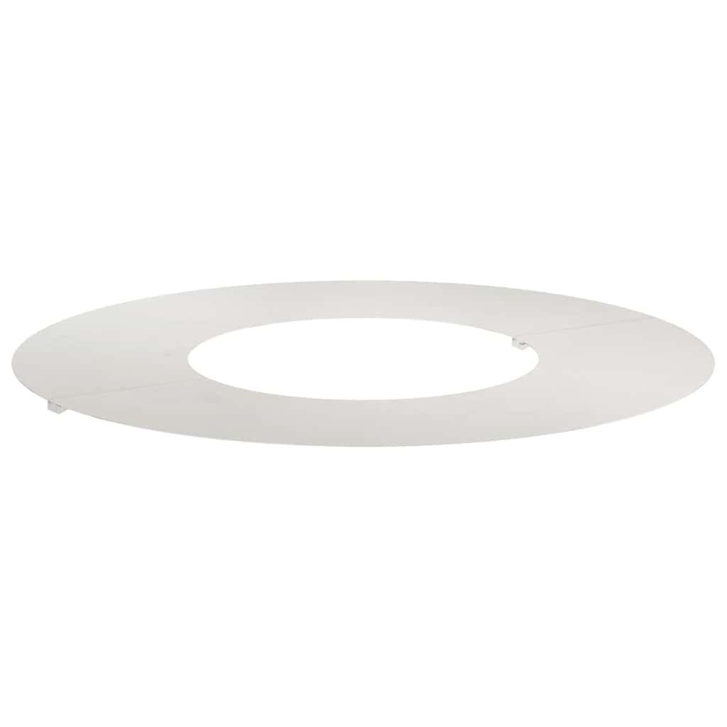vidaXL Blumentopf Flacher Baumring Silber Ø30 günstig online kaufen
