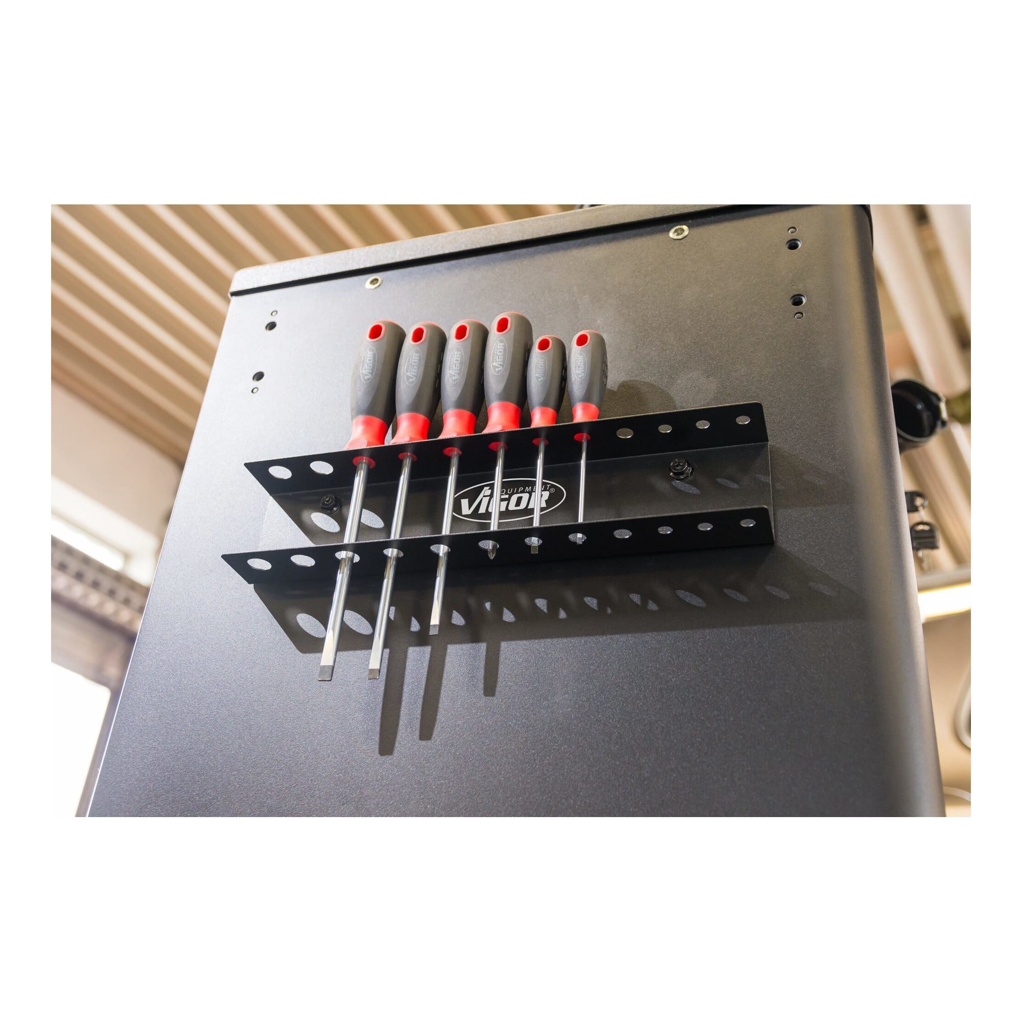 VIGOR Werkstattwagen VIGOR Schraubendreher-Halter V6396