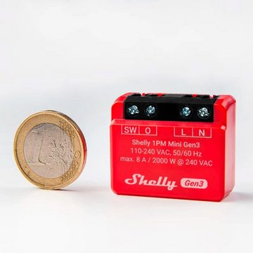 Shelly Plus 1 PM Mini Gen3 Sparpack Smart-Home-Zubehör
