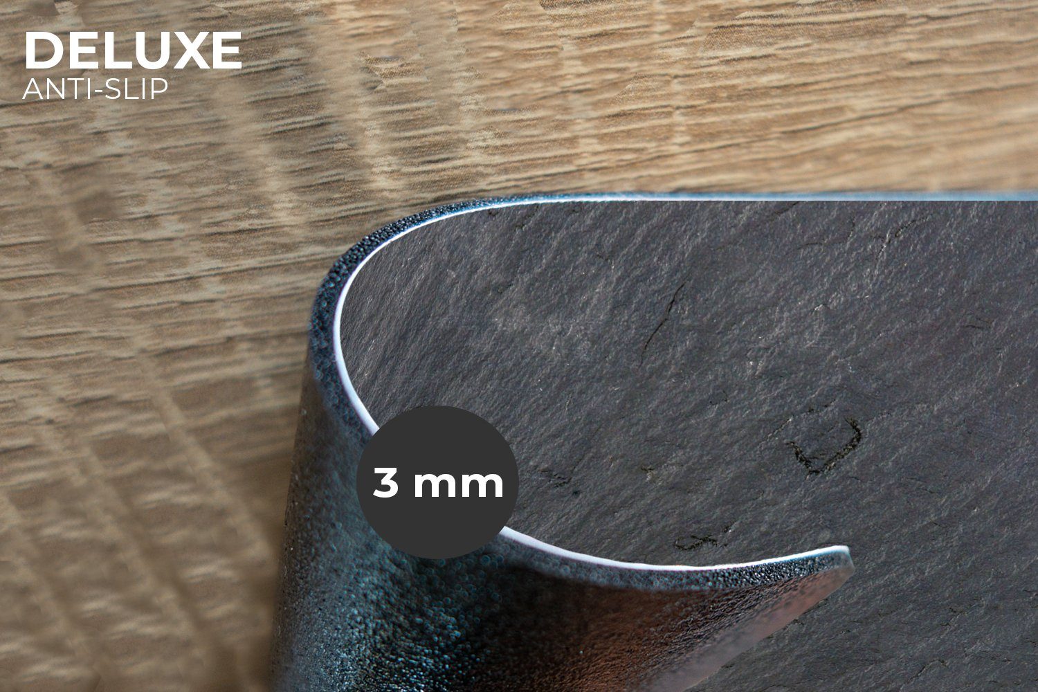 MuchoWow Platzset Naturstein - Industriell - Schiefer - Druck - Grau, (6-St günstig online kaufen