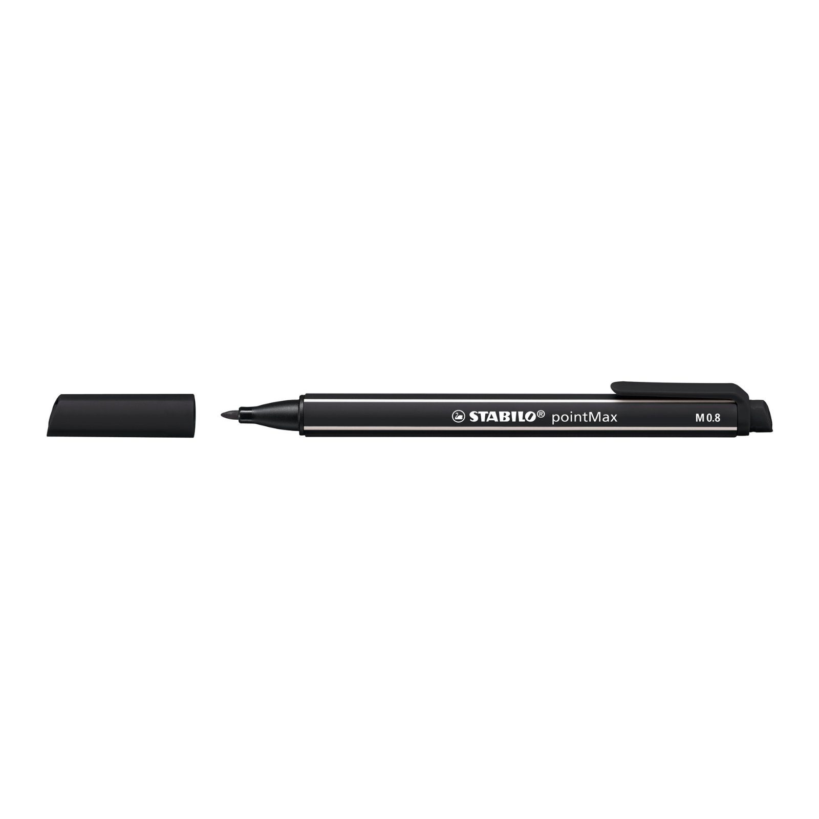 STABILO Faserstift STABILO pointMax Filzstift - 0,8 mm - 24er Set