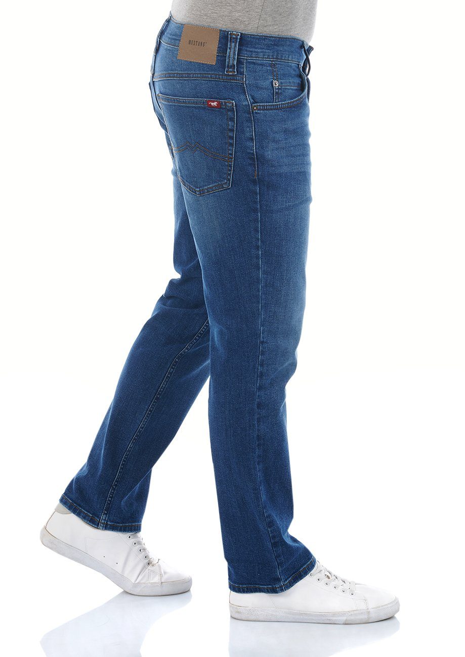 MUSTANG Straight-Jeans Herren Jeanshose Tramper Regular Fit Denim Hose mit Stretch – Bild 3 von 5