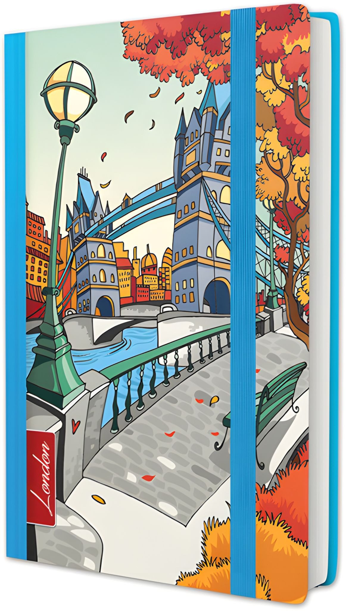 RNK Notizbuch RNK Notizbuch London 9x14,3cm liniertt 100Bl