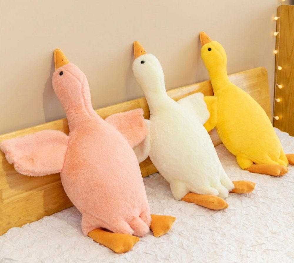 Tinisu Kuscheltier Gans Kuscheltier - 40 cm Ente Plüschtier weiches Gänse Stofftier