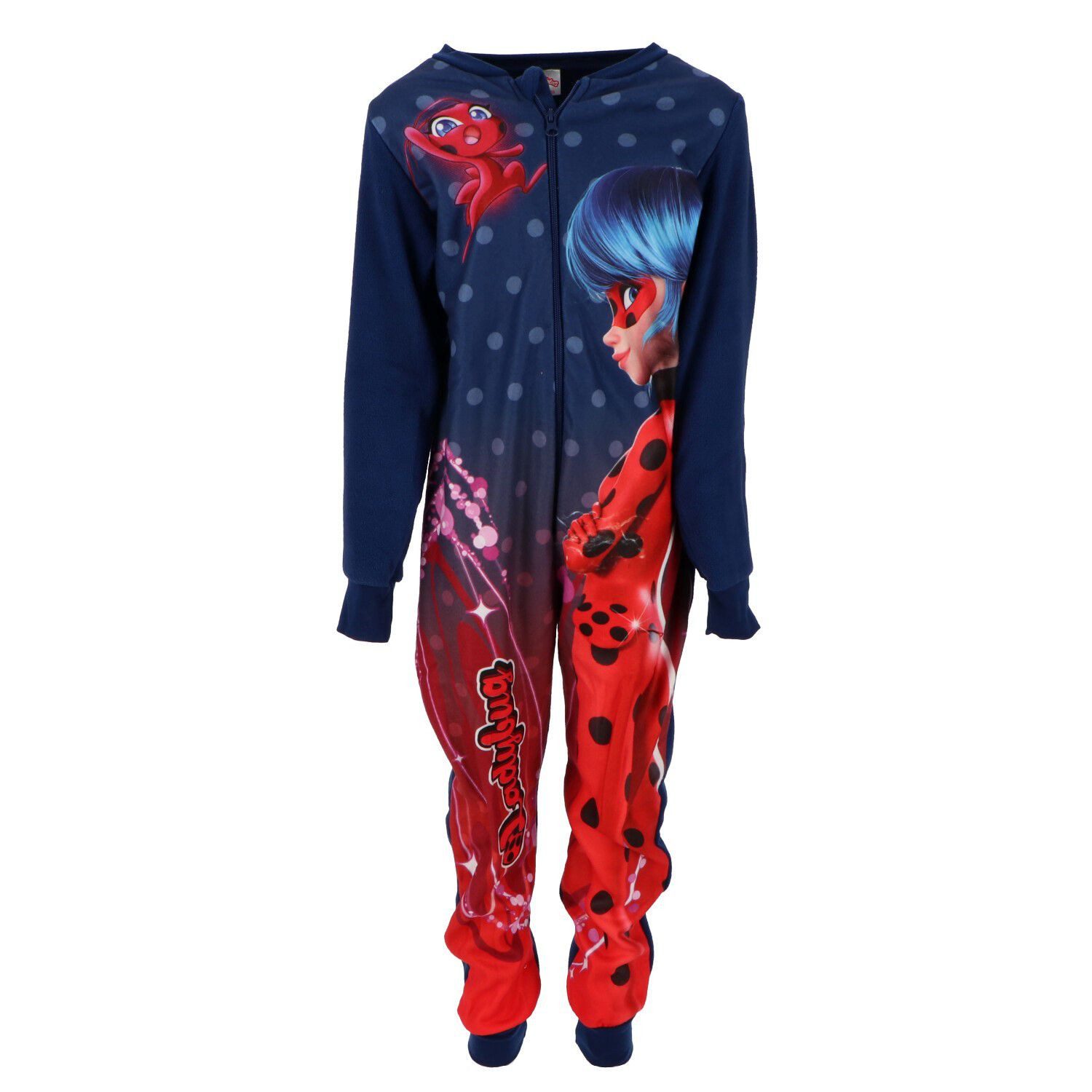 Miraculous - Ladybug Pyjama Kinder-Overall Perfekter Cosplay-Pyjama für Mädchen